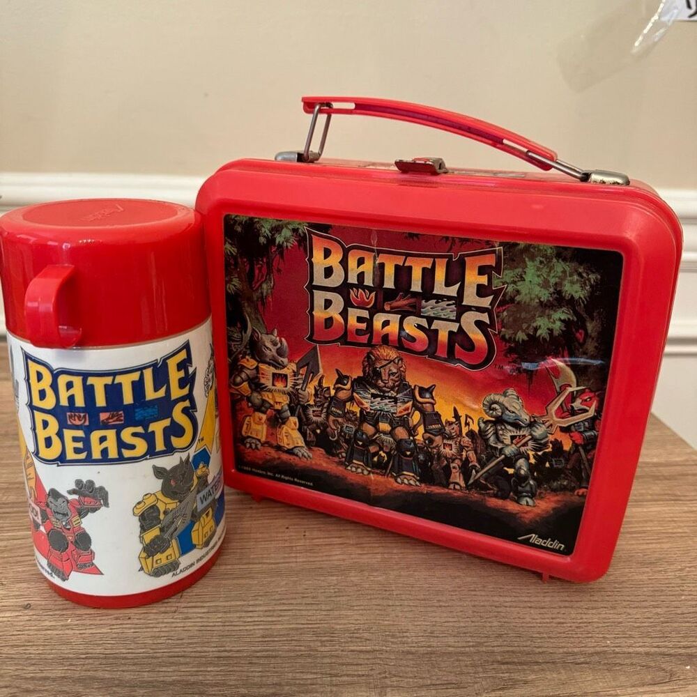 Vintage Aladdin Battle of the Beasts Lunchbox